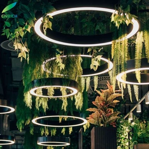 Professional Factory Customized Round Plant Led Light Workshop Honeycomb Garage Work Led Light Car Detailing Light