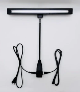Ultra-Thin Pop-Up LED Display Light, 21W Display Lamp with 4-Way Adjustable Long Arm for Posters, Trade Show & Desk Exhibition