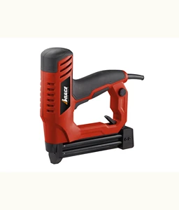 Heavy Duty Electric 2-in-1 Staple and Nail Gun Industrial & DIY Grade for Furniture & Construction with Brad Nails