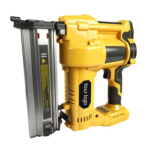 Electric Goddess Brushless 0-50MM Woodwork Nailing Machine Industrial DIY Brad Nail Gun Dewalt20V 4.0Ah Battery Carbon Metal