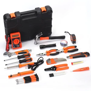 29-Piece Electronics Repair Tool Kit with Multimeter & Soldering Kit, Portable Hand Tool Set for Home Electrical Maintenance