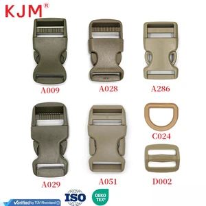 Custom Logo Quick Release Plastic Buckles Bag Safety Lever Adjustable Strap Paracord Buckles For Tactical Belts Tactic Bags