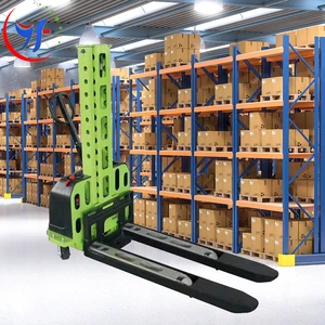 Stock Ready to Ship Hot Sale 500kg 700kg 1 Ton Self Loading Portable Forklift Electric Stacker Lift Factory Price