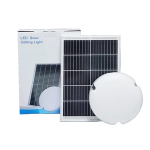 Aluminum Material LED Solar Ceiling Light with Remote Control Dimmable 3CCT IP65 Rated 200W Outdoor Shed Light
