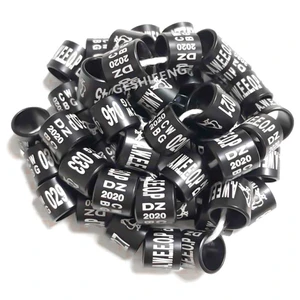 Bague Pigeon En Aluminium, Anillos De Aluminio Para Paloma 10mm, Anelli Per Uccelli In Alluminio New Model Aluminum Pigeon Ring