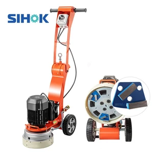 110V 220V Light Weight 10Inch Epoxy Floor Concrete Grinder Polisher Machine 250mm