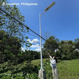 Led Solar Battery Integration Smart Solar Street Light with Cctv Camera All in One Solar Street Light