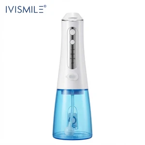 IPX8 Waterproof 300ML Portable Oral Irrigator Cordless Dental Water Flosser 4 Modes Rechargeable Teeth Cleaning Travel Pick