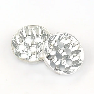 8 Lamp Aluminum Alloy Reflector Cup Motorcycle LED Headlight Reflective Bowl Custom Aluminum Reflector
