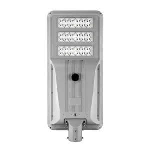 Super Bright Integrated Industrial IP67 40W AC Powered Outdoor All-in-One Solar Street Lights for Road Use