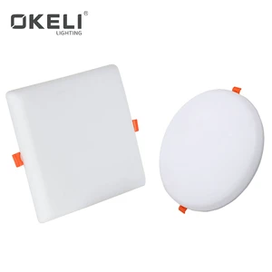 OKELI Frameless Recessed Mounted Smd Round square 10W 15W 22W 32W Led Panel Lamp