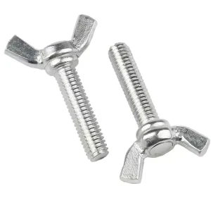 M4 M5 M6 M8 Carbon Steel Zinc Plated Butterfly Thumb Screw