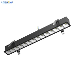 Factory Direct Sales Led Recessed Linear Lights Anti Glare Aluminum Linear Light 600mm 20w for Office Store Retail Indoor Light