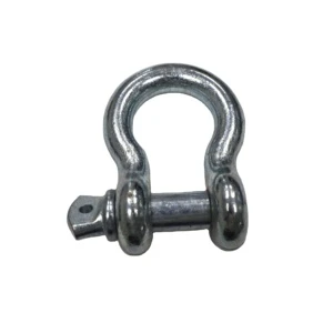 Wholesale Forged US Standard Bow Type Shackle With Screw Collar Pin UNC Thread Electric Galvanized Zinc Plated Rigging Hardware