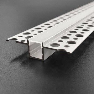 For Ceiling Lighting Strips 20Mm Width Recessed Drywall Plaster Gypsum Aluminum Channel LED Profile