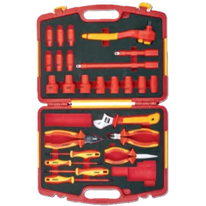 VDT-09 25pcs Insulated Electrician Tool Set Socket Wrench Set Insulated Tool Set Insulated Socket Set