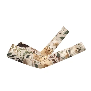 Custom Design Wholesale Printed Sun protection Arm Cover Sleeves Sports Cycling Travel Ice Cooling Sleeves for Men Women