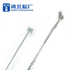 Hot Sale Hot Dip Galvanized Stay Rod Steel Welded Anchor Rod for Transmission Line Hardware
