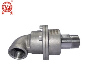 High Quality YuJie MXZWMT Type Stainless Steel Rotary Joint Pipe Connection Mono-Flow Design Smooth Water High Pressure Chemical