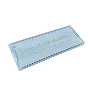 led emergency light fire emergency light ip65 waterproof rechargeable lamp evacuation sign sticker pattern three proof light