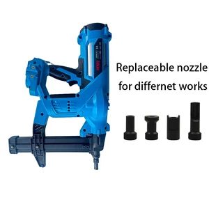 DCCN40A Cordless Concrete Nail Gun for Wood Battery Concrete Nailer Electric Nail Gun Powder Cordless