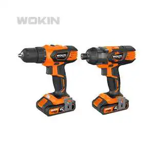 WOKIN 628002 20v CE Electrician Tool Set Li-ion Power Tools Cordless 2-pc. Combo Kit
