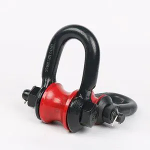 Galvanized Steel Pulley Shackle Dee Type Carbon Steel Bow Pattern for Industrial Mining Heavy Industry Use Forged Anchor Shackle