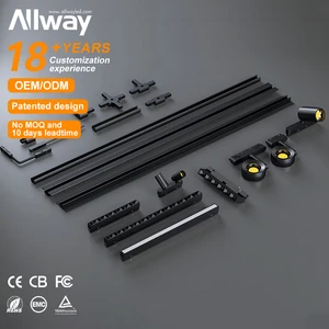 ALLWAY New Arrival Aluminum Indoor Shop Hotel Track Lighting System 3w 4w 5w 8w Linear Magnetic Led Track Light