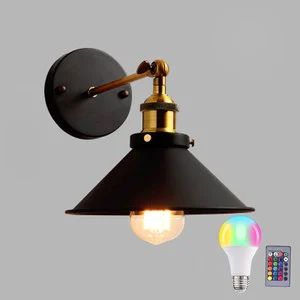 cross-border American-style wall lamps, retro industrial style, balcony ironwork, staircase, corridor, and front