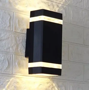 Up Down LED GU10 Wall Light Home Outdoor Decor Waterproof Aluminum Wall Lamp for Yard Porch Corridor Balcony Light