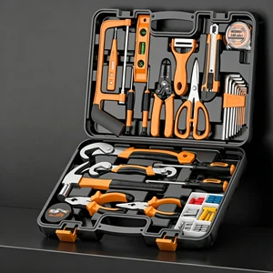 Professional Hand Tool Set General Household Repair Tool Kit with Portable Tool Bag for Home DIY and Maintenance