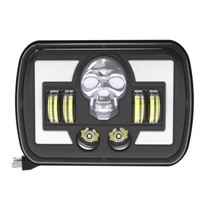 Universal Reflective Cup Arrow Skull Aluminum Alloy Material Headlight