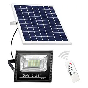 High Quality LED Solar Flood Light IP67 Waterproof 25W-200W with Remote Control for Garden Use