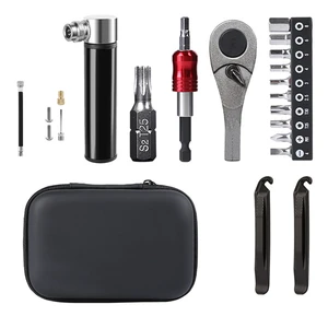 Wholesale Portable Ratchet Wrench Bicycle Repair Tool Kit Skid Tire Rod Sleeve Utility Set
