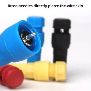 Thimble T-Shaped Downlight Connector with Quick Piercing Wire No Wire Breaking or Stripping Required Posi-Tap Connector