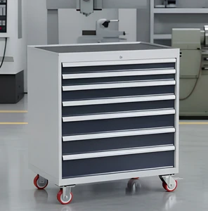 Rockshell Heavy Duty Tool Cabinet Wheels OEM/OBM Customizable 150kg Load Capacity Cold Rolled Steel Construction for Industrial