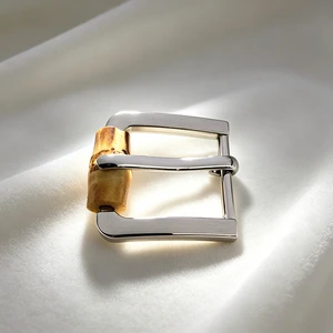 Popular Ladies Pin Buckle Belt Buckle Silver Plated Anti Rust Fastener for Fashion Dresses Handbag Straps & Ladies Belts