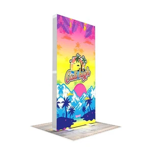 Modular Tool Free Collapsible Backlit Display Stand Promotion Exhibition Stand Light Box