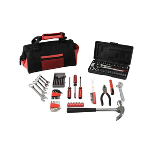 Professional Universal 105 Piece Tool Bag Kit Household DIY Home Repair General Maintenance Portable Oxford Fabric Hand Box
