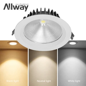 ALLWAY Adjustable Low Price Potlight Cabinet Lamp Ceiling Down Lights Led COB Recessed Downlight