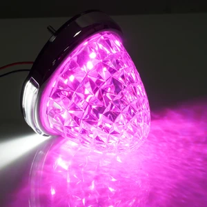 Round Bullet Crystal Led Side Marker Lights Turn Signal Light