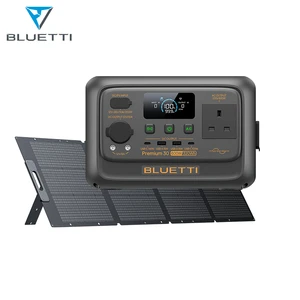BLUETTI Mini Solar Generator Portable Power Station System With Monocrystalline Silicon Solar Panel For Outdoor Camp Adventures