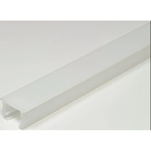 Opal Plastic LED Groove Profile 14x10mm Groove Dimensions Recessed Installation