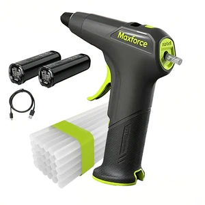 Cordless Glue Gun With Removable Battery Pack, 12s Fast Heating Rechargeable Hot Glue Gun For Crafts DIY And Home Repair