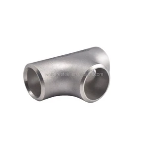Wholesale Stainless Steel Pipe Fittings Connector Welded NPT Tee Water Oil Available 20mm 25mm Casting Technique Oil Water