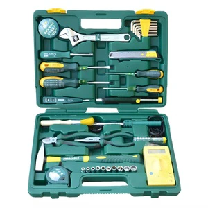 62-Piece Home Tool Kit Set for Car Repair & Plumbing - Socket Wrench/Screwdriver/Pliers,Multi-Functional Alloy Steel Toolbox