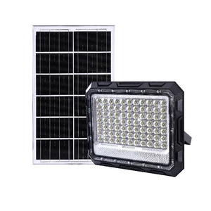 High Brightness Remote Control Abs Ip66 Waterproof Street Floodlight Outdoor 50w 100w 200w 300w 400w Led Solar Flood Light