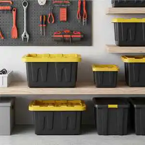 Professional Grade Storage Organizer Heavy Duty Lockable Camping Storage Box Outdoor Storage Box Storage Tote Tool & Industrial