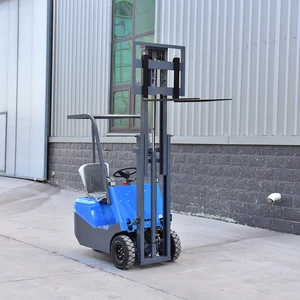 Value Small Electric Forklift Lift Height 3m-8m Lithium Battery AC Motor Pallet Truck Stacker Forklift Strong