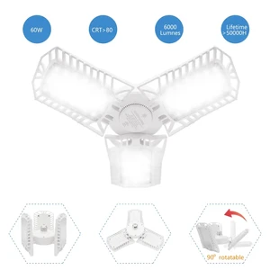 Factory Wholesale Super Bright 3 Panel Garage Led Light Led Garage Light Foldable Deformable Led Garage Detail Lights